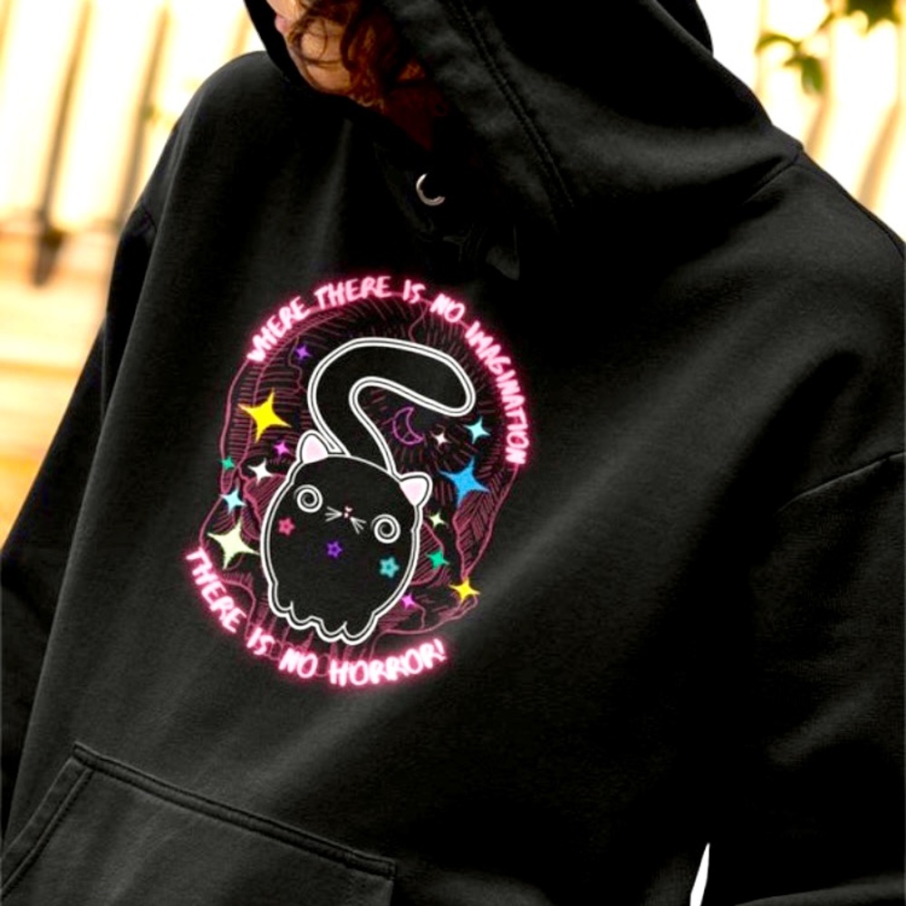 🐈‍⬛💘Black Cat Hooded Sweatshirt